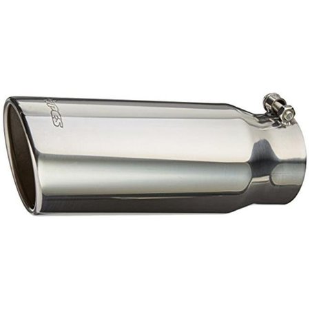PYPES PERFORMANCE EXHAUST Pypes Performance Exhaust PYPEVT3545 Diesel Truck Monster Exhaust Tips; 3.5 Id x 4.5 Od Rolled B-O PYPEVT3545